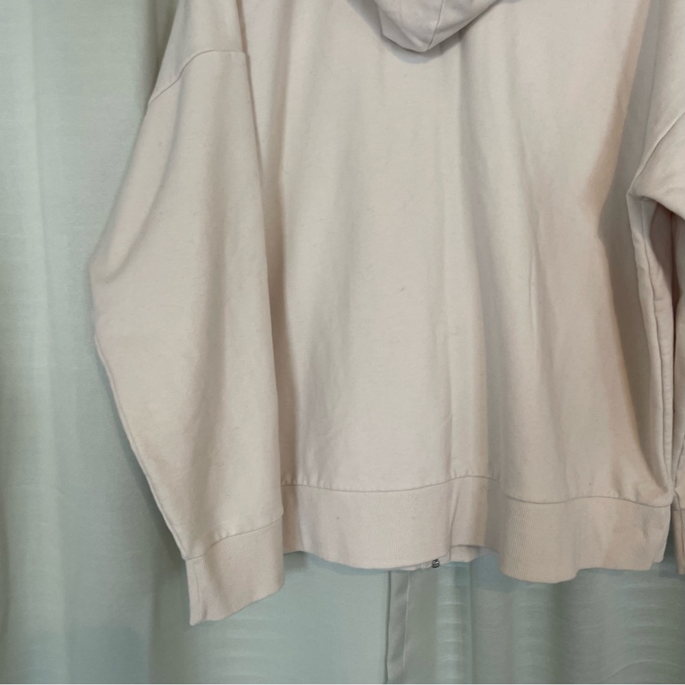 Time and Tru Cream Zip-Up Hoodie - Picture 7 of 9